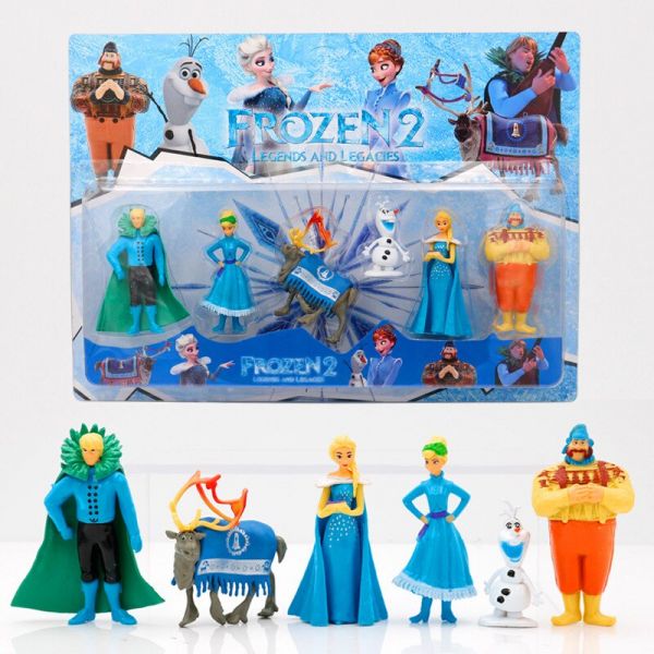 Disney Frozen mini 3D cake toppers/figurines - Vinted