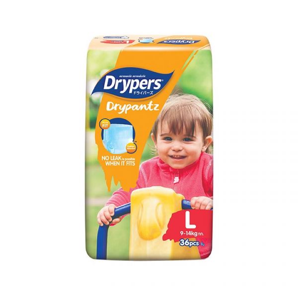 Drypers Drypantz Disposable Diaper Pants XL 12-17kg 42 + Free 4pcs – Pasar  Online Malaysia