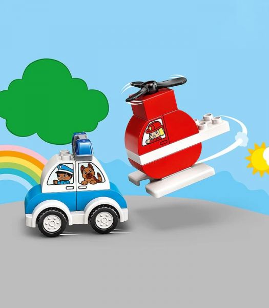 Lego Fire Police Car