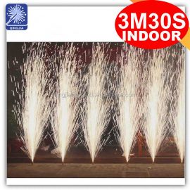 3 Meter 30 Seconds Safe Silver Fountain - Gold Spark Pary Deco Indoor Use - Pure Smokeless & Smelifree 3m 30s