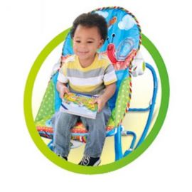 3 in 1 Baby Bouncer Music and Vibration Bigger Size Infant to Toddler Rocker Kids Bouncer Baby Swing baby Cot Stroller Trolley | INeedz 