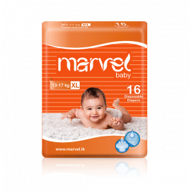 Marvel Baby Diapers X-Large 16 Pcs