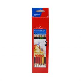 Faber-castell 6 Bi colour pencils