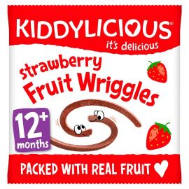 Kiddylicious Strawberry Fruit Wriggles 12G