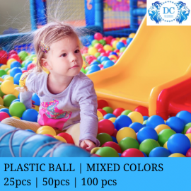 Kemi Baby Ball Set | Kids Ball | Balls Toys for Kids | Multicolored Plastic Balls | 25 Balls in 1 Pack | High Quality