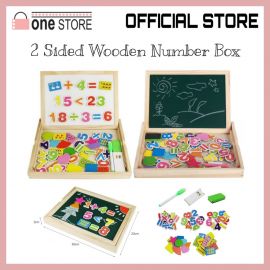 Double Sided Wooden Digital Number Box