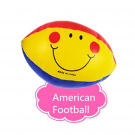 Baby Soft American Football Plush Toy for Children - Smile Rugby Rugger Football Soft Ball