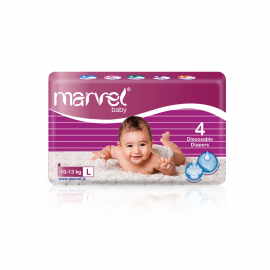 Marvel Baby Diapers Large 4 Pcs