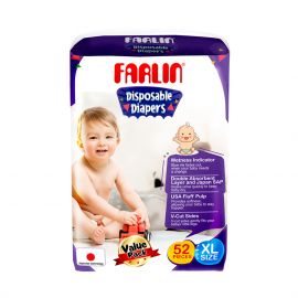 Farlin Baby Diapers Extra Large (XL) 52 Pcs
