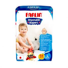 Farlin Baby Diapers Large 54 Pcs