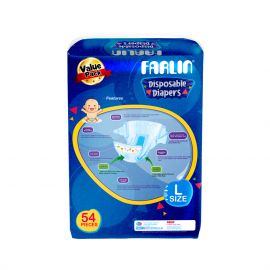 Farlin Baby Diapers Large 54 Pcs