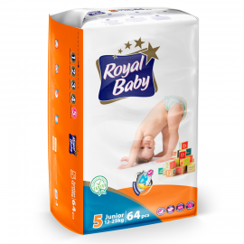 Royal Baby Diapers XL  64 pcs