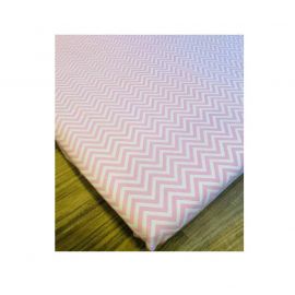 Kemi Fitted Sheets | Baby Crib Fitted Sheet | Fitted Cot Sheets | 100% Cotton | Washable | Export Quality| Color - Pink