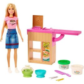 Barbie Noodle Maker Doll and Playset- GHK43 