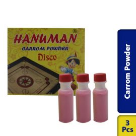 3 Pcs Hanuman Carrom Dancing Powder Disco ( 3 Pack ) - Pink