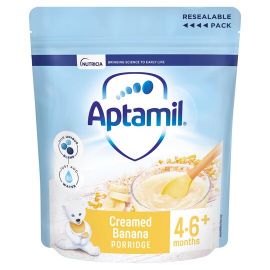 Aptamil Creamed Banana Porridge 4-6+ Months 125g