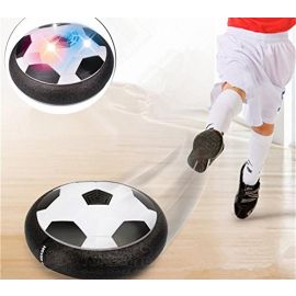 Air Hover Soccer Football Striking Toy Set - Battery Operated Football Sport Disk with Lights for Kids