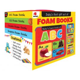 My First Gift Set of Foam Books: Foam Books For Babies (ABC Alphabet, 123 Numbers, Colors, Shapes)