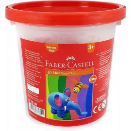 FABER-CASTELL Modelling Clay 250Gm 10 Colors X 25Gm In A Plastic Bucket