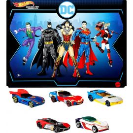 Hot Wheels Dc Character Car 5 Pack Assortment-Hby33