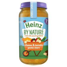 Heinz By Nature Cheese & Tomato Pasta Stars 7+ Months 200g