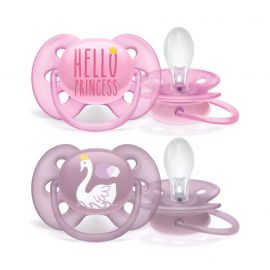 Avent Ultra Soft Soother 6-18 Girls