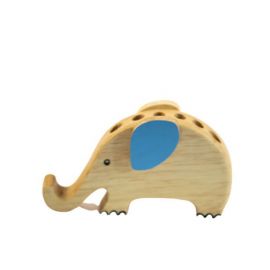 EduToys Artisan Island Pencil Holder Ã¢â‚¬â€œ Blue Elephant