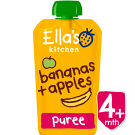 Ella's Kitchen Organic Banana & Apple Puree 120g