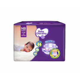 Baby Cheramy Baby Diapers - Newborn 24 Pcs