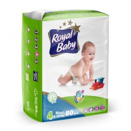 Royal Baby Diapers Large 80 pcs