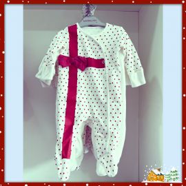 Xmas theme Sleeping suits  for your little one 3-6 Months- Dots