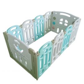 Foldable Gaming Fence / 10 Panels Baby Play Yard / Playpen / Baby Kid Safety Play Fence