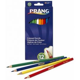 12 Color Pencils - 2 Sizes - Prang & New Elite