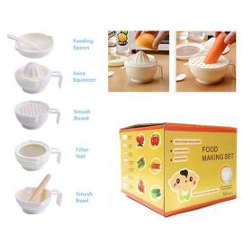 7PCS Baby Food Mill Bowl Manual