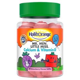 Haliborange for Kids 3-7 Mr. Men Little Miss Multivitamins - 30 Strawberry Flavour Softies