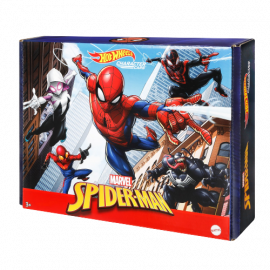 Hot Wheels Spiderman Cc 5 Pack Assortment-Hby36