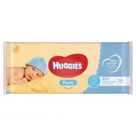 Huggies Pure Baby 56 Wipes Pack