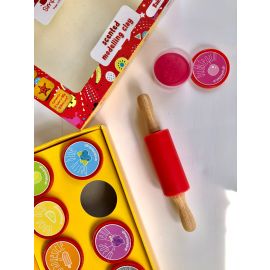 Simply Play - Rainbow Playdough Pack - Large (8 Tubs x 85g)
