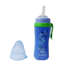 Kids Joy Cup With Straw And Lid -Blue