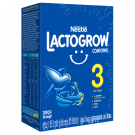 Nestle LACTOGROW COMFOPRO 3 - 1 to 3 years, 300g Bag in Box Pack