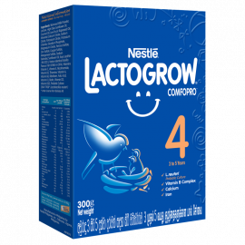 Nestle LACTOGROW COMFOPRO 4 - 3 to 5 years, 300g Bag in Box Pack