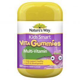 Natures Way Kids Smart Vita Gummies Multi Vitamin Vegies 60 Pcs