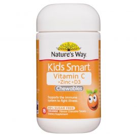 Natures Way Kids Smart Vitamin C Zinc D3 75 Pcs