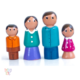 Tapro Toys Peg Dolls Family