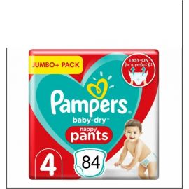 Pampers Baby Dry Nappy Pants Size 4 86 Pack