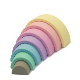 True Silicone Rainbow Stacker - Mini Pastel