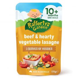 Rafferty's garden beef & hearty vegetable lasagne - Baby food