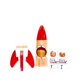 EduToys Artisan Island Rocket & Spacemen-colour