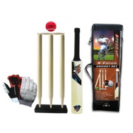 SPEED UP X-Force Wooden Cricket Set - Size 1