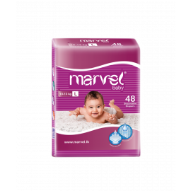 Marvel Baby Diapers Large 48 Pcs